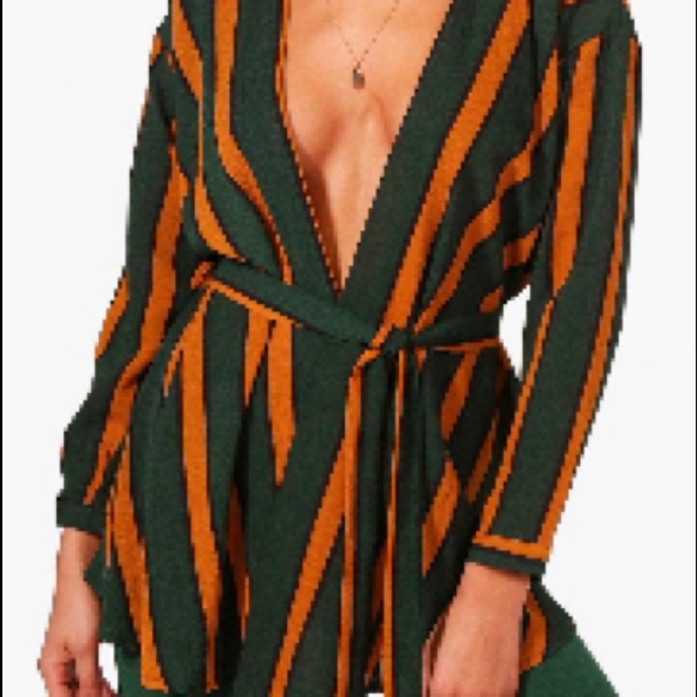 Wrap blouse
